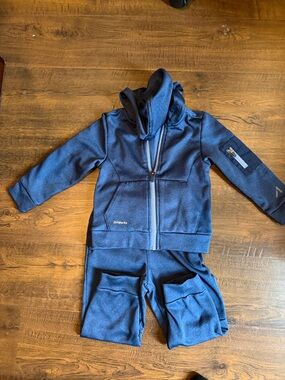 Kids Dark Blue Matching Jacket & Pants Set